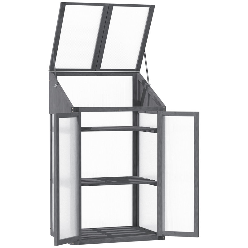 Ahzariah 2.3 Ft W x 1.6 Ft D Growing Rack