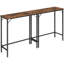 35 "table de bar étroite, table de pub pour la salle à manger, tables de bar avec structure en métal robuste-128734995