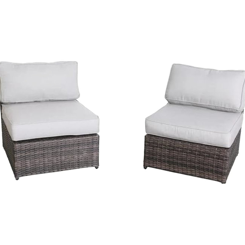 Patio Chair With Back Support - Rustproof Aluminum Frame, , Scratch Feet, Outdoor No Assembly Needed, Aluminum, Cushions,