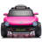 12V Licensed Volkswagen Beetle Kids Ride On Electric Car W/2.4G PC,Cute&Curvy Body,2WD,4-Wheel Suspension,Rear Cargo Storage,Bright Front Headlights,Bluetooth,USB,Music,Speeds 1.5-2.5MPH For kids 3-5