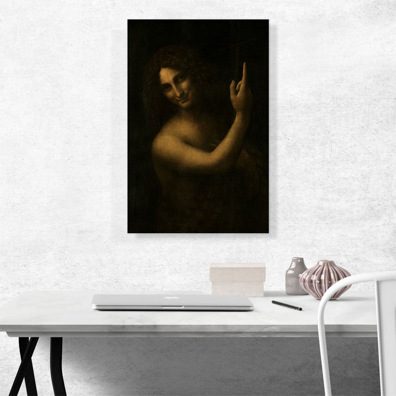 St. John The Baptist 1516 - reproduction d'art, H 26 po x l 18 po x P 1,5 po