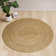 Kayleigh Hand-Braided Jute Area Rug, Off White/Natural