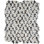 Boonie Cowhide Geometric Area Rug in Cream/Black
