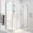 Unidoor-X 64" x 72" Rectangle Hinged Shower Enclosure-30840448-30840450