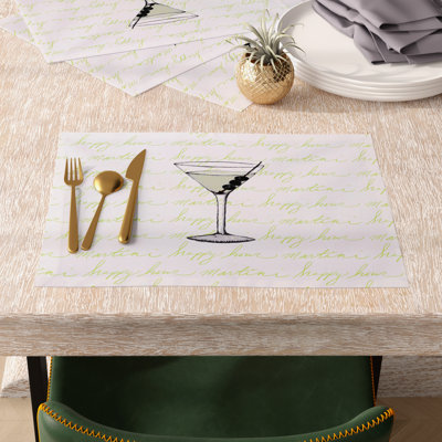 Josefien Polyester Food & Drink Rectangle Placemat