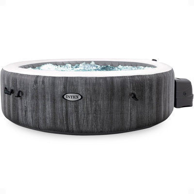 6-Person Greywood Deluxe Round Bubble Spa Set