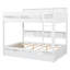 Lit superposé en bois avec lit gigogne et tablettes de rangement intégrées Nelson-125006265-125006267