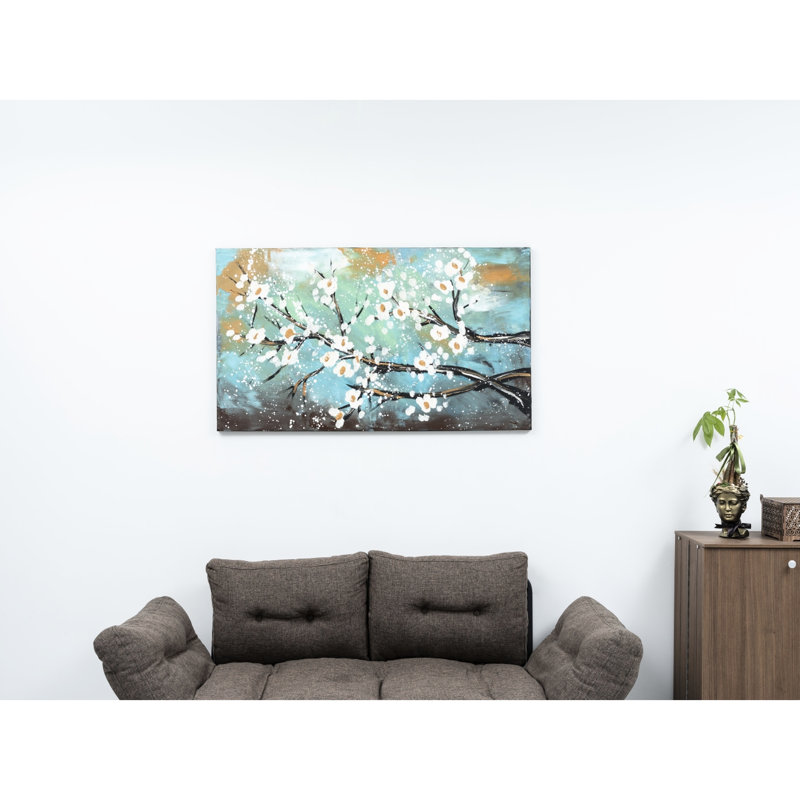Oversized Lime Wall Art, 47'' X 27'', Enchant With Spring Creativity 47 27 Dreamy Scenes For Interior