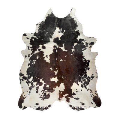 Dante Handmade Cowhide Brown/Cream Area Rug