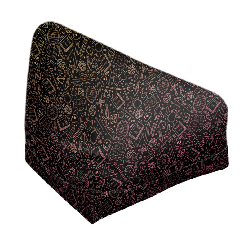 Sac de pois Leffel, H 120 po x L 31 po x P 60 po, Rembourrage poly, Jaune / rose