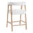 Elmcrest 26'' Seat Height Modern Mid-Century Upholstered Counter Stool with Backrest-901065933