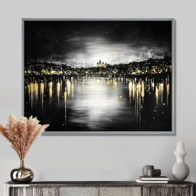 Nuit étoilée à Copenhague - art mural paysage urbain