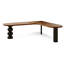 Noyer clair + bureau en bois massif en forme de L noir-1778240077-1778240119