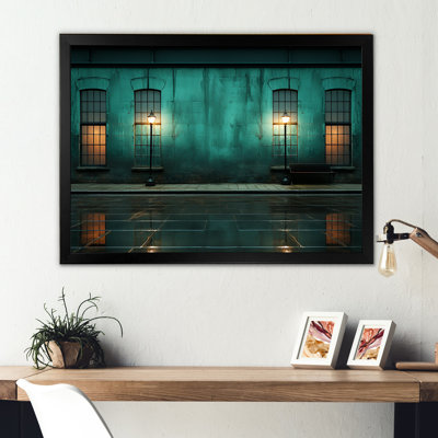 Turquoise Twilight Industrial II sur toile