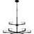 Ephemerine 9 - Light Steel Dimmable Tiered Chandelier-253080744