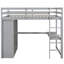 Lit mezzanine spacieux spacieux en gris avec garde-robe, bureau et options de rangement en bois massif-2081103832