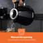 Geepas 1.7L Plastic Electric Tea Kettle