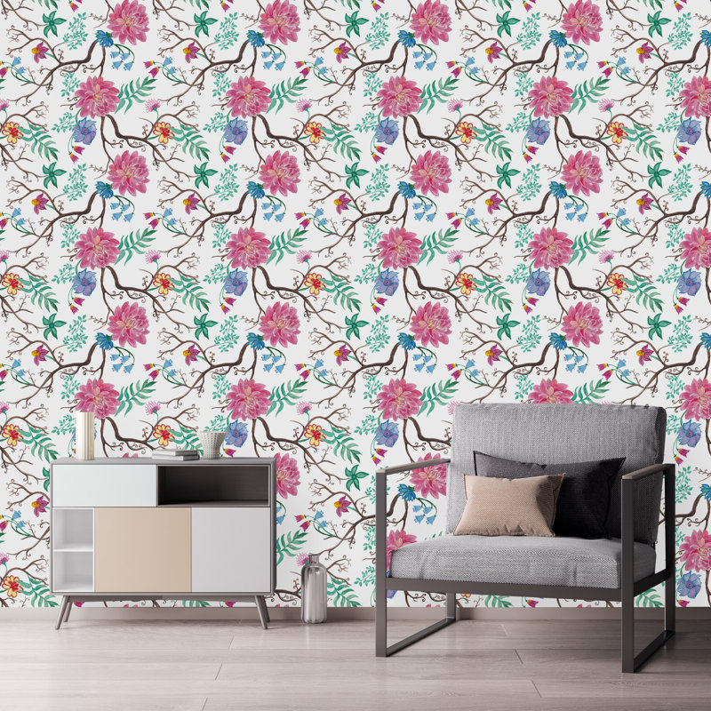 Carreau de papier peint l 25 po, L 2,08 pi x L 10,42 pi