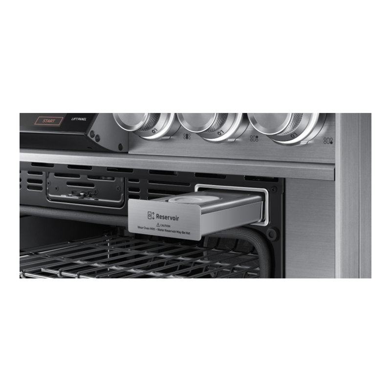 30" Double Wall Oven Steam, Silver