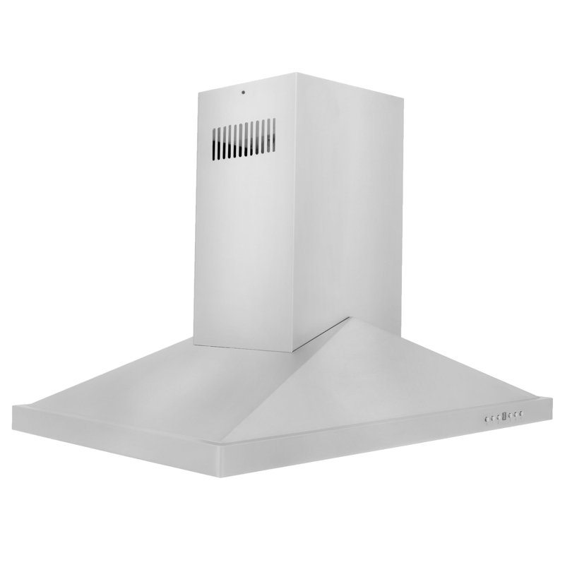 30" 400 CFM Convertible Island Range Hood in Brushed 430 Stainless Steel