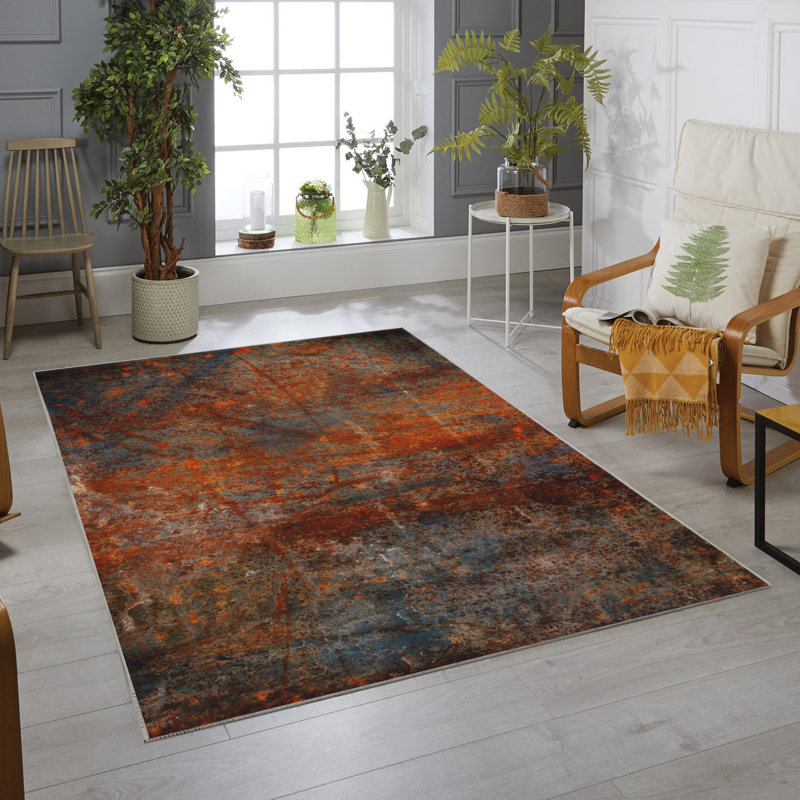 Premium Hall Carpet, 31.5 x 78.7 Inches | 100% Polyester, Antibacterial | 0.04 in Pile Height, Non-Slip Underside, Machine Washable | 3D Digital Printing | Ideal for Living Room & Entryway, Easy Maintenance
