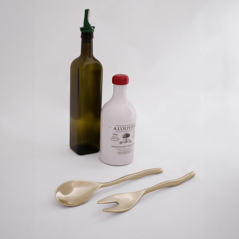 Sierra Modern Salad Servers