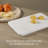 Natural Namib Bianco Marble Cutting Board, 12*8in