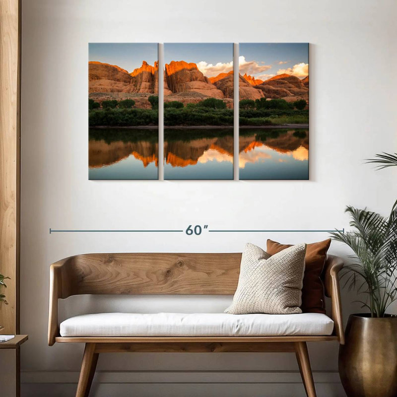Alvord Canyonlands Park Reflection, H 28 po x l 45 po