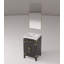 Meuble-lavabo simple 20 po X P 18 po P, comptoir en acrylique et Miroir