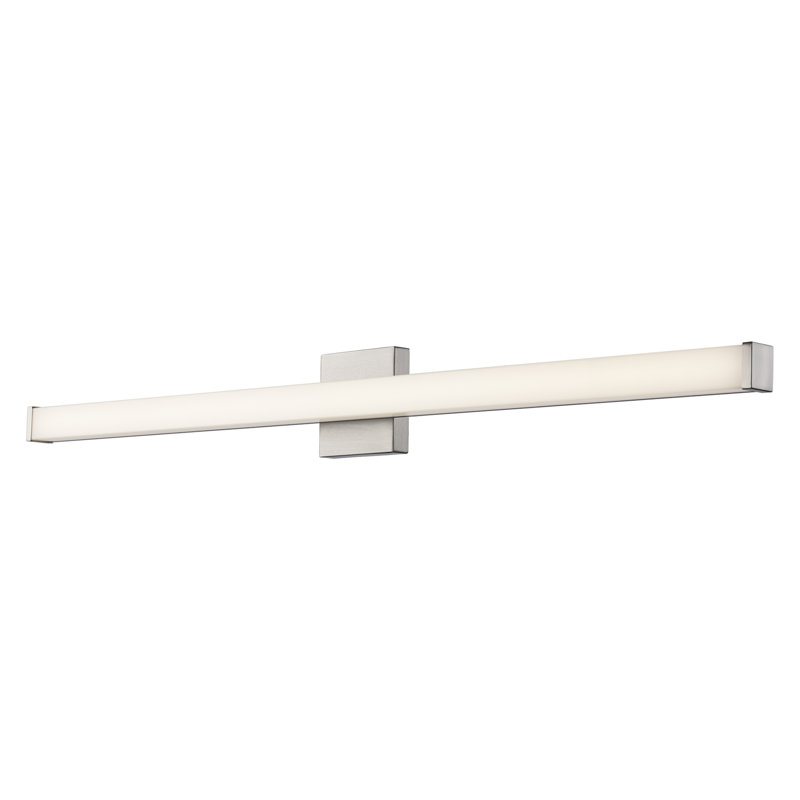 Éclairage pour meuble-lavabo à intensité variable Saavy, 36" W, Nickel brossé