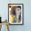 Indian Elephant in Abstract - Framed Print-55768980-55768982