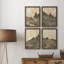 Hillside Walking Path I - Ensemble de 4 reproductions d'art sur toile encadrées-978974409-978974412