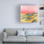 Art mural sur toile tendue - «Sunset Sunset II» par Ethan Harper pour décoration de salon, de chambre à coucher ou de bureau - 18 x 18