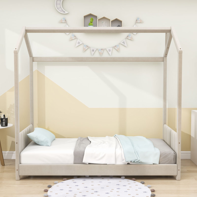 Lit Afrah House par Isabelle & Max ™, Beige, Simple