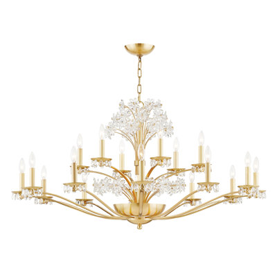 Beaumont 20 Light Chandelier - Clear Glass