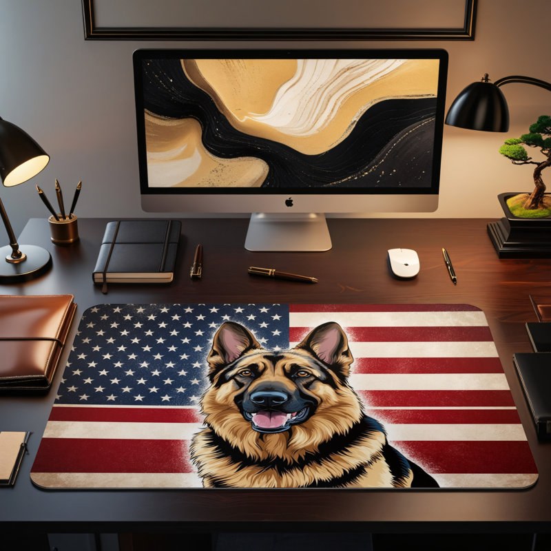 Polyester Desk Pad, 23.6x13.8