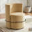 Velvet Upholstered Rolling Dining Chairs with Wheels-1327874368