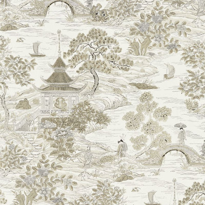 Tissu en lin Pacifica Satomi Hand Block