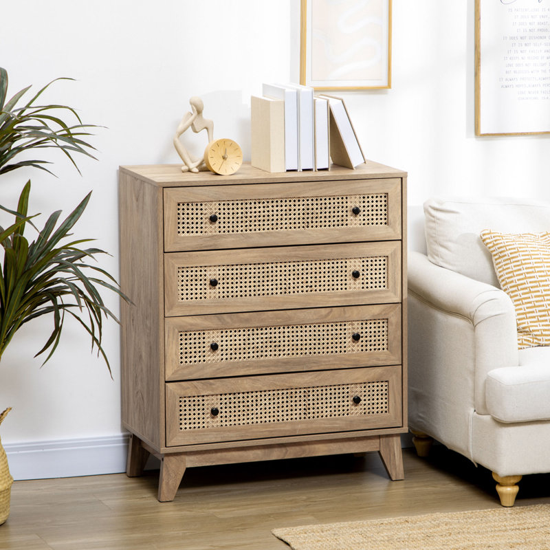 Latwana 80cm W 4 - Drawer Chest of Drawers