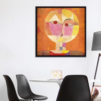«Senecio» par Paul Klee, reproduction d'art sur toile tendue