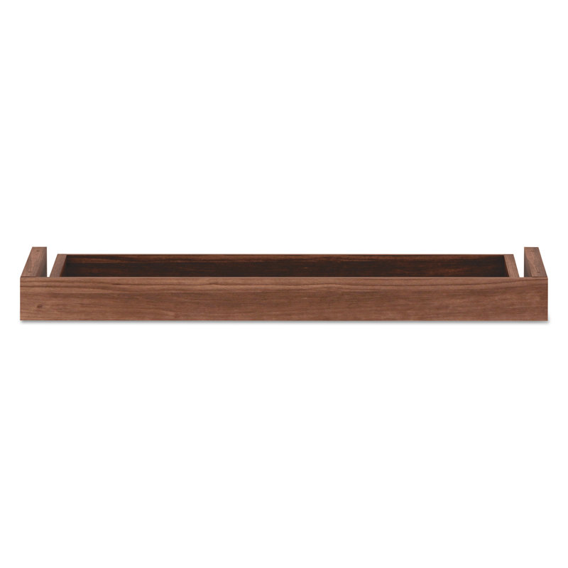Modern Walnut 24.5'' Wide Desk Center Drawer