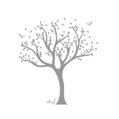 Décalcomanie murale arbre tweet