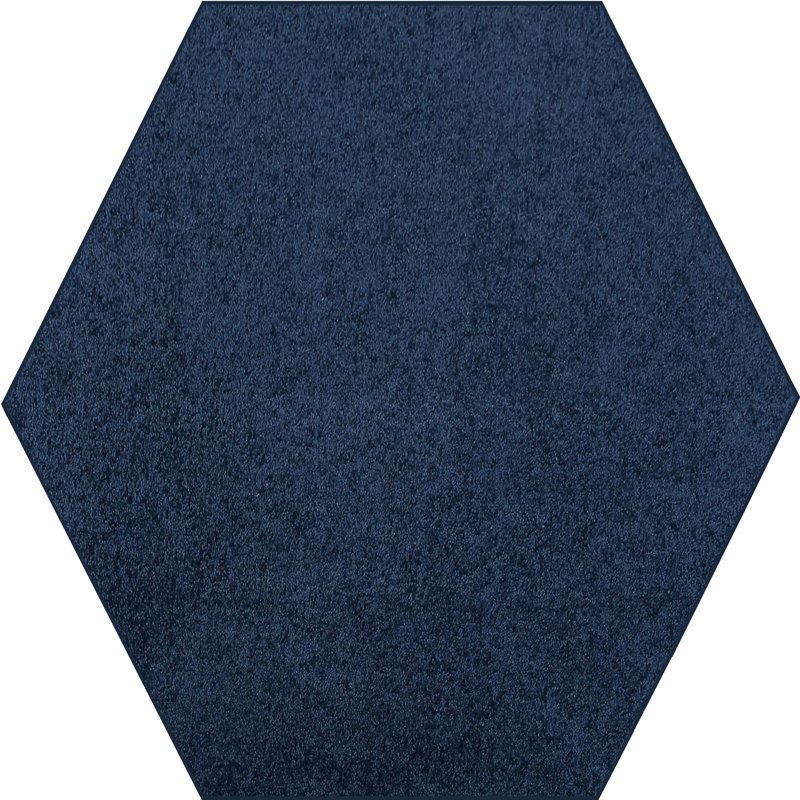 Modern Plush Pet and Kids Friendly Solid Color Navy Area Rugs, Stain & Fade Resistance, Perfect for Living Room, Dining Room, Bedroom, Playroom and Kidsroom, Event, Wedding, Amberli Binded Rug