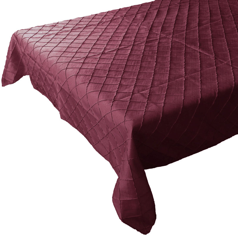 Nappe Pintuck, Bourgogne, 120 po x 58 po