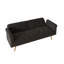 Canapé convertible en velours 69 po, canapé-lit futon avec 2 coussins carrés, dossier réglable pour le salon-960901426