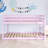 Wood Frame Twin Over Twin Size Bunk Bed With Ladder,Strengthened Slats-321203895
