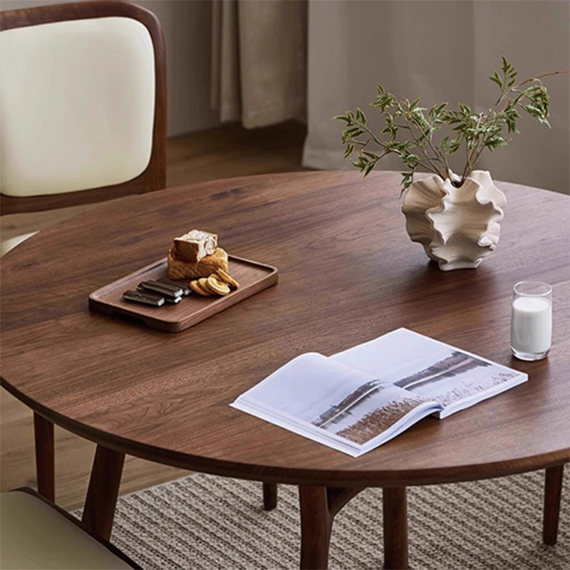 Exquisite solid wood craft dining table, 29.92"H x 55.11"L x 55.11"W
