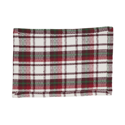Simple Plaid Placemat and Napkin Set