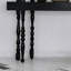 Console moderne en bois noir