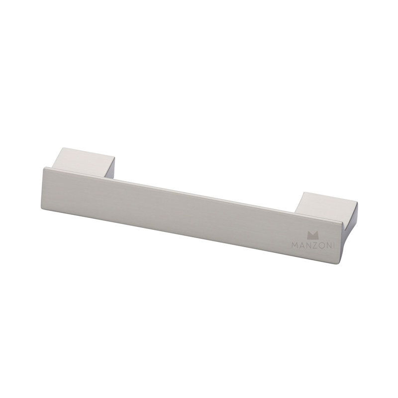 4.38'' Satin Nickel Bar Handle Pull with Mounting Hardware